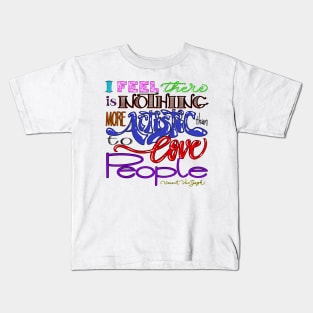 Love People Kids T-Shirt